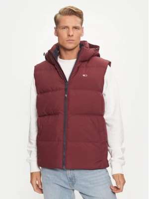 Tommy Jeans Bezrękawnik Essential DM0DM20465 Czerwony Regular Fit