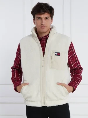 Tommy Jeans Bezrękawnik MIX MEDIA SHERPA VEST | Regular Fit