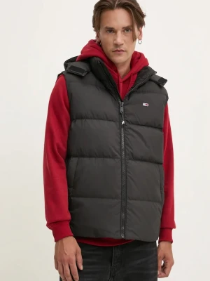 Tommy Jeans bezrękawnik puchowy czarny