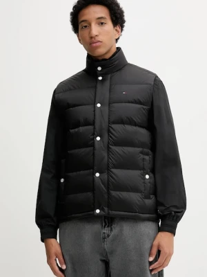 Tommy Jeans bezrękawnik puchowy kolor czarny zimowy DM0DM21777