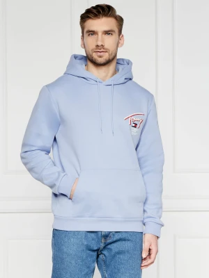 Tommy Jeans Bluza 3D STREET | Regular Fit błękitny