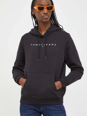 Tommy Jeans bluza z kapturem damska bawełniana z elastanem