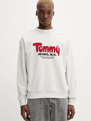 Tommy Jeans bluza bawełniana szary