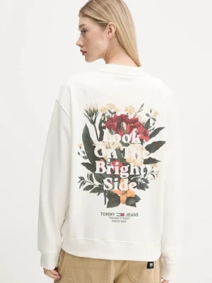 Zdjęcie produktu Tommy Jeans bluza bawełniana beżowy