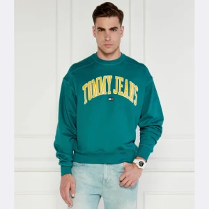 Tommy Jeans Bluza BOXY POP VARSITY CREW | Relaxed fit