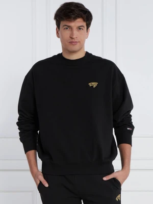 Tommy Jeans Bluza BOXY SIGNATURE CREW | Regular Fit czarny