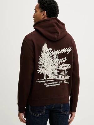 Tommy Jeans bluza brązowy