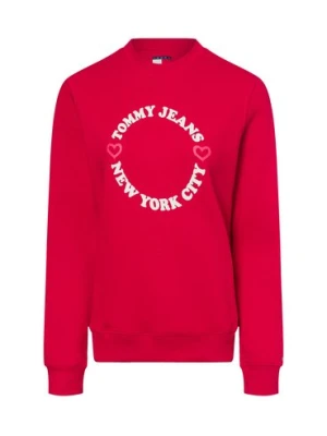 Tommy Jeans Bluza damska - Abo Kobiety czerwony jednolity,