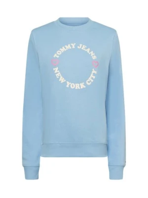 Tommy Jeans Bluza damska - Abo Kobiety niebieski jednolity,