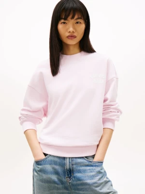 Tommy Jeans Bluza Kobiety Bawełna (100%) różowy