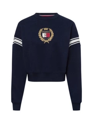 Zdjęcie produktu Tommy Jeans Bluza damska Kobiety Bawełna niebieski jednolity,