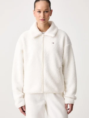 Tommy Jeans bluza damska polarowa beżowy