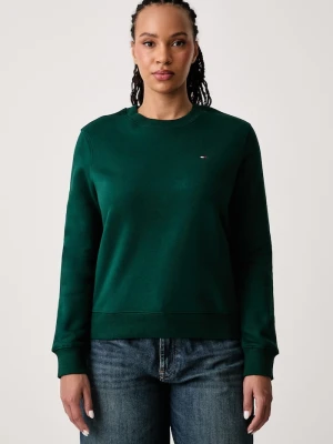Tommy Jeans bluza damska z bawełną zielony