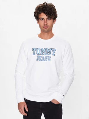 Tommy Jeans Bluza DM0DM16366 Biały Regular Fit