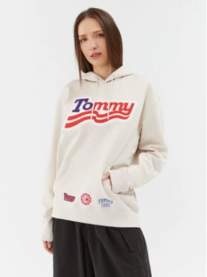 Tommy Jeans Bluza DW0DW17689 Beżowy Relaxed Fit