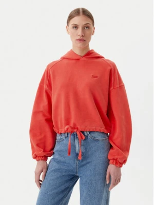 Tommy Jeans Bluza DW0DW20314 Pomarańczowy Relaxed Fit