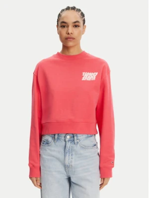 Tommy Jeans Bluza DW0DW21345 Różowy Relaxed Fit