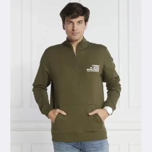 Tommy Jeans Bluza ENTRY GRAPHIC HALF-ZIP | Regular Fit