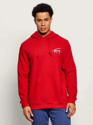 Tommy Jeans Bluza Entry Signature | Regular Fit czerwony
