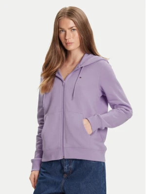 Tommy Jeans Bluza Flag DW0DW19729 Fioletowy Regular Fit