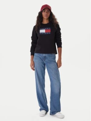 Zdjęcie produktu Tommy Jeans Bluza Flag DW0DW22564 Czarny Regular Fit