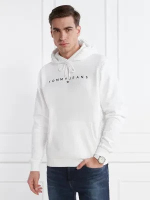 Tommy Jeans Bluza LINEAR LOGO HOODIE EXT | Regular Fit