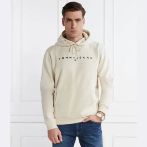 Tommy Jeans Bluza LINEAR LOGO HOODIE EXT | Regular Fit