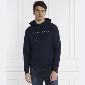 Tommy Jeans Bluza LINEAR LOGO HOODIE EXT | Regular Fit
