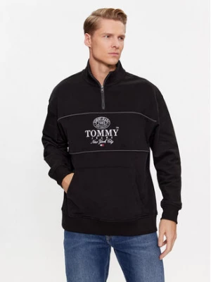 Tommy Jeans Bluza Luxe Athletic DM0DM17800 Czarny Relaxed Fit