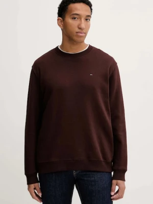 Tommy Jeans bluza męska kolor brązowy gładka DM0DM20741