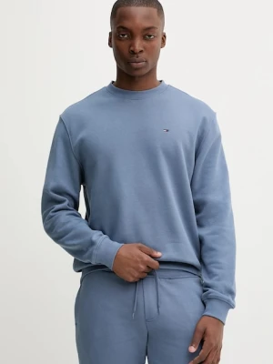 Tommy Jeans bluza męska kolor niebieski gładka DM0DM20741