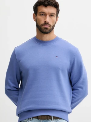 Zdjęcie produktu Tommy Jeans bluza męska kolor niebieski gładka DM0DM20741