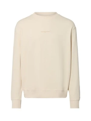 Tommy Jeans Bluza męska Mężczyźni Bawełna biały wypukły wzór tkaniny,