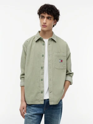 Tommy Jeans Bluza Mężczyźni Comfort Fit Bawełna (100%) zielony