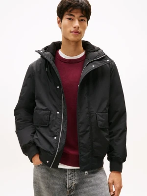 Tommy Jeans Bluza męska Mężczyźni czarny jednolity,