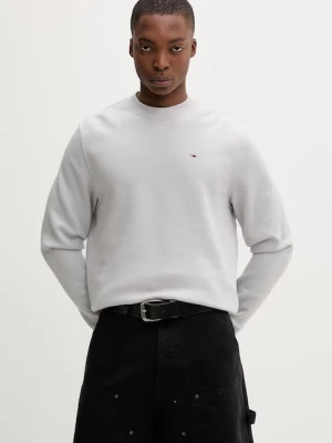Tommy Jeans bluza męska z bawełną szary