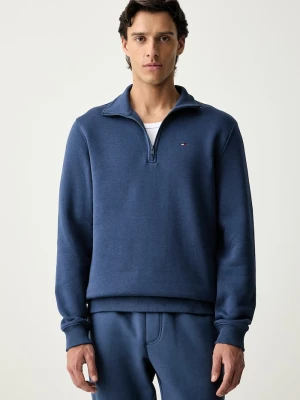 Tommy Jeans bluza męska z bawełną granatowy