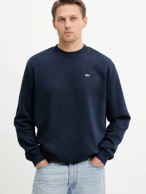 Tommy Jeans bluza męska z bawełną granatowy