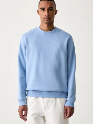 Tommy Jeans bluza męska z bawełną niebieski