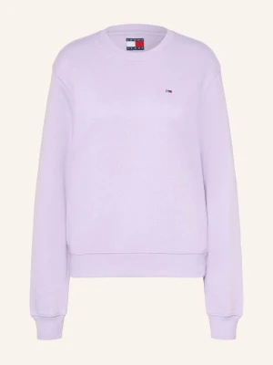 Tommy Jeans Bluza Nierozpinana lila JASNOFIOLETOWY