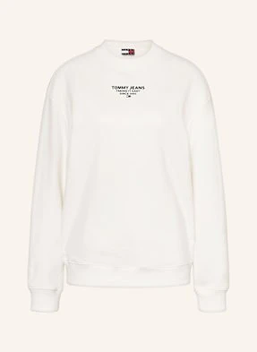 Tommy Jeans Bluza Nierozpinana Oversize weiss