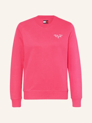 Tommy Jeans Bluza Nierozpinana pink
