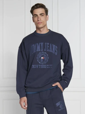 Tommy Jeans Bluza | Oversize fit granatowy