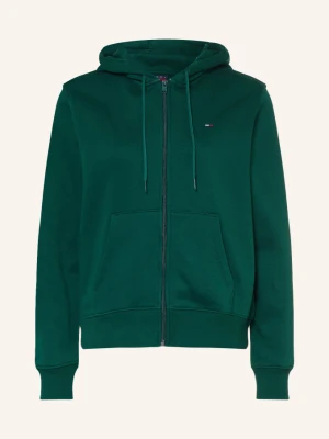 Tommy Jeans Bluza Rozpinana gruen CIEMNOZIELONY