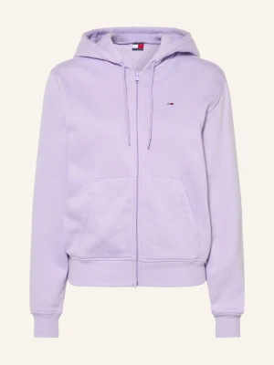 Tommy Jeans Bluza Rozpinana lila JASNOFIOLETOWY