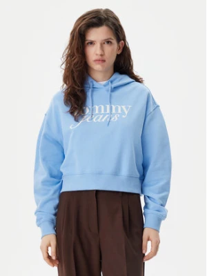 Zdjęcie produktu Tommy Jeans Bluza Script DW0DW20306 Niebieski Relaxed Fit