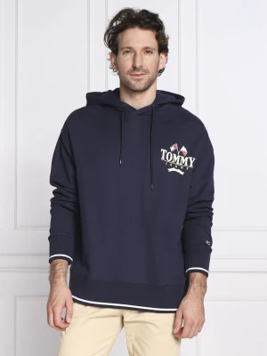 Tommy Jeans Bluza SKATER PREP BACK | Relaxed fit