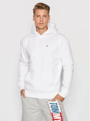 Tommy Jeans Bluza Tjm Fleece Hoodie DM0DM09593 Biały Regular Fit