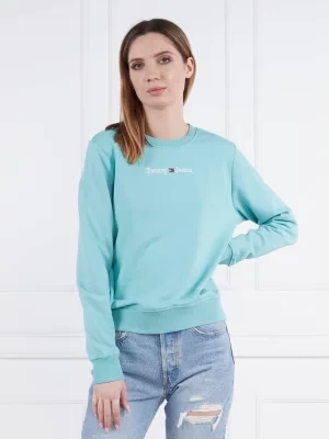 Tommy Jeans Bluza TJW REG SERIF LINEAR CREW | Regular Fit