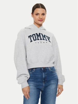 Tommy Jeans Bluza Varsity DW0DW19291 Szary Relaxed Fit